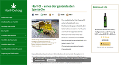 Desktop Screenshot of hanf-oel.org